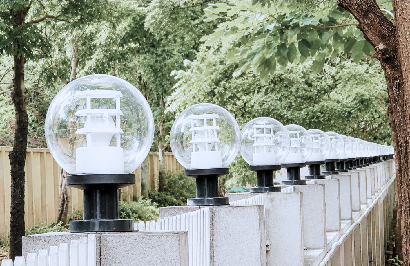 Đèn cầu lắp đặt tại Chung cư Sông Nhuệ
